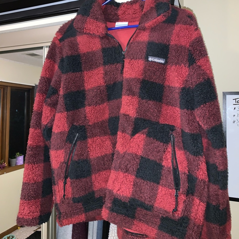 Columbia buffalo plaid jacket